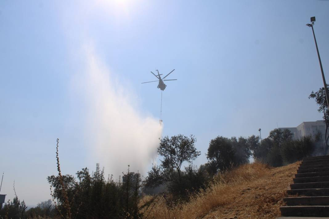 Aydın'daki yangın kontrol altına alındı. 19 er dumandan etkilendi - Resim: 15